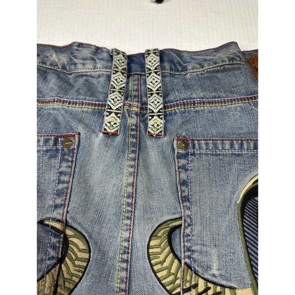 Ruthless Art Embroidered black mens Jeans Size 42 - Picture 13 of 16